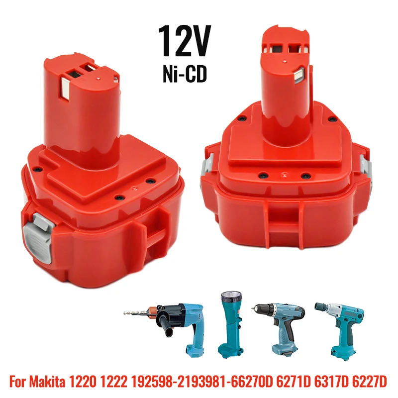 10% 12800mAh 12V Ni-CD 6.8Ah Replacement Power Tool Battery for Makita 12V Battery PA12 1220 1233 1201 1222 1223 1235
10% 12800mAh 12V Ni-CD 6.8Ah Replacement Power Tool Battery for Makita 12V Battery PA12 1220 1233 1201 1222 1223 1235