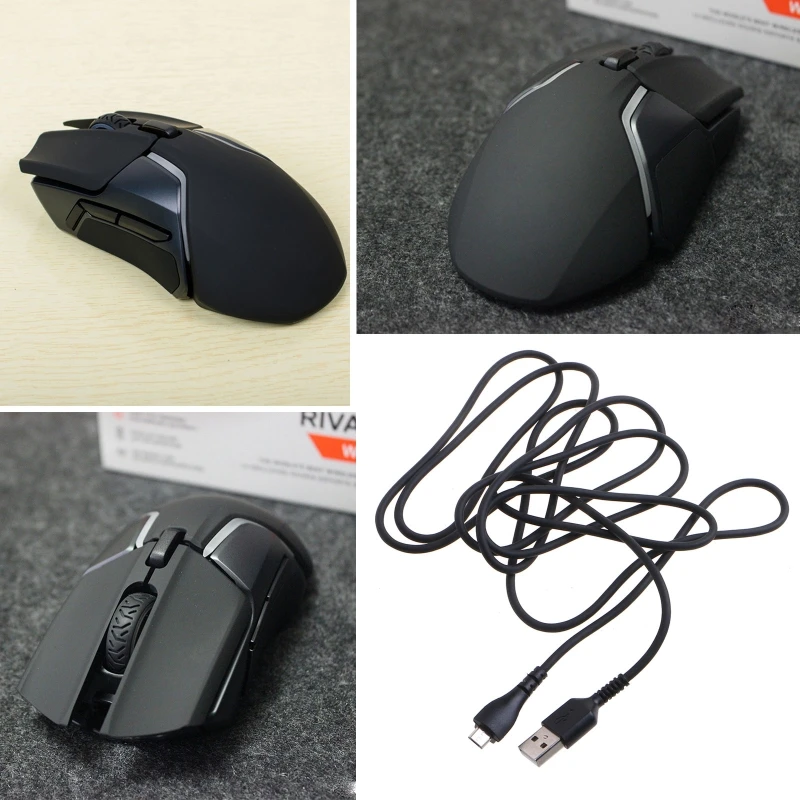 USB Mice Line,1.8m USB Mouse Charging Cable Black Wire Replacement Repair Parts for Steel series- Rival 600 / 650 Mouse
USB Mice Line,1.8m USB Mouse Charging Cable Black Wire Replacement Repair Parts for Steel series- Rival 600 / 650 Mouse