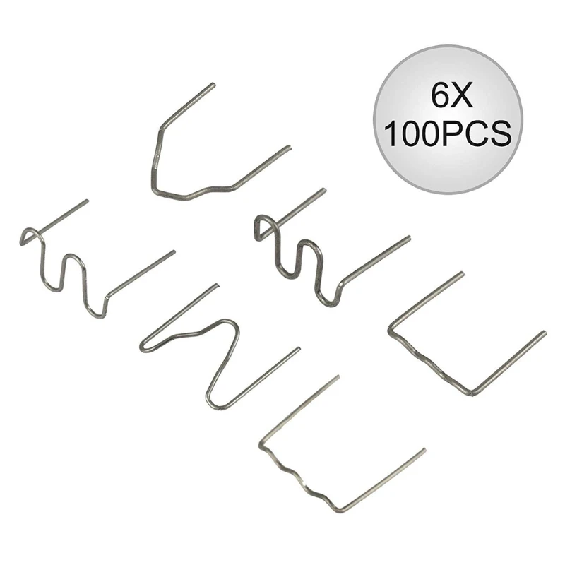 100 PCS Automotive Plastic Welder Hot Stapler Set for Car Cracked Bumper Wave Staples for bumper Repair D7YA 
100 PCS Automotive Plastic Welder Hot Stapler Set for Car Cracked Bumper Wave Staples for bumper Repair D7YA
