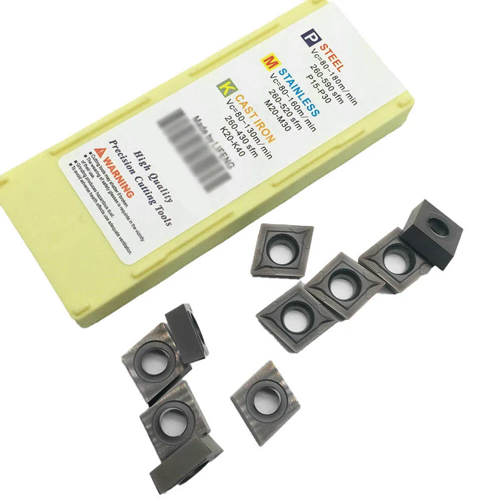 10PCS CCMT120404 LF6018 Alloy Carbide Inserts Cutter CNC Lathe Turning Cutting Tool Inserts For Stainless Iron
10PCS CCMT120404 LF6018 Alloy Carbide Inserts Cutter CNC Lathe Turning Cutting Tool Inserts For Stainless Iron