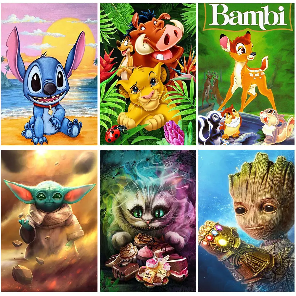 Disney Cartoon Animal 5D DIY Diamond Painting The Lion King Lilo Stitch Mosaic Embroidery Picture Of Rhinestones Home Decoration
Disney Cartoon Animal 5D DIY Diamond Painting The Lion King Lilo Stitch Mosaic Embroidery Picture Of Rhinestones Home Decoration