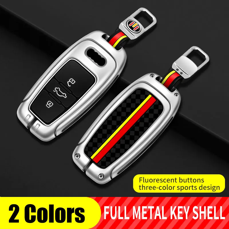 Car Key Cover Bag Key Chain Case For Audi A1 A3 A4 A5 A6 A7 A8 Quattro Q3 Q5 Q7 2009-2015AluminumAlloy Remote Holder Accessories
Car Key Cover Bag Key Chain Case For Audi A1 A3 A4 A5 A6 A7 A8 Quattro Q3 Q5 Q7 2009-2015AluminumAlloy Remote Holder Accessories