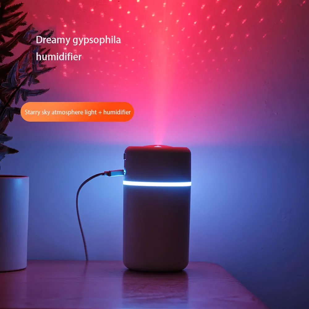 Mini Air Humidifier 300ml Projection Night Light Aroma Essential Oil Diffuser USB Cool Mist Sprayer for Car
Mini Air Humidifier 300ml Projection Night Light Aroma Essential Oil Diffuser USB Cool Mist Sprayer for Car