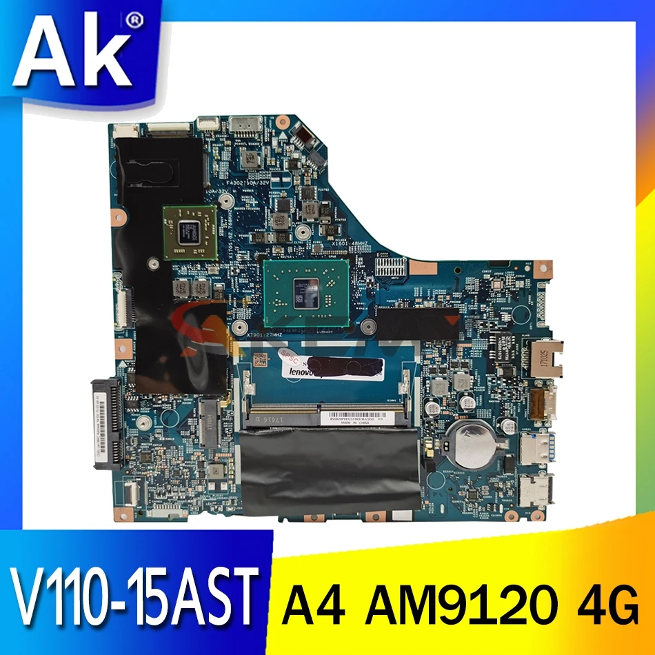 5B20P99050 motherboard for Lenovo V110-15AST Laptop motherboard with A4 AM9120 216-0867071 DDR4 4GB RAM 15283-2 Mainboard new!
5B20P99050 motherboard for Lenovo V110-15AST Laptop motherboard with A4 AM9120 216-0867071 DDR4 4GB RAM 15283-2 Mainboard new!