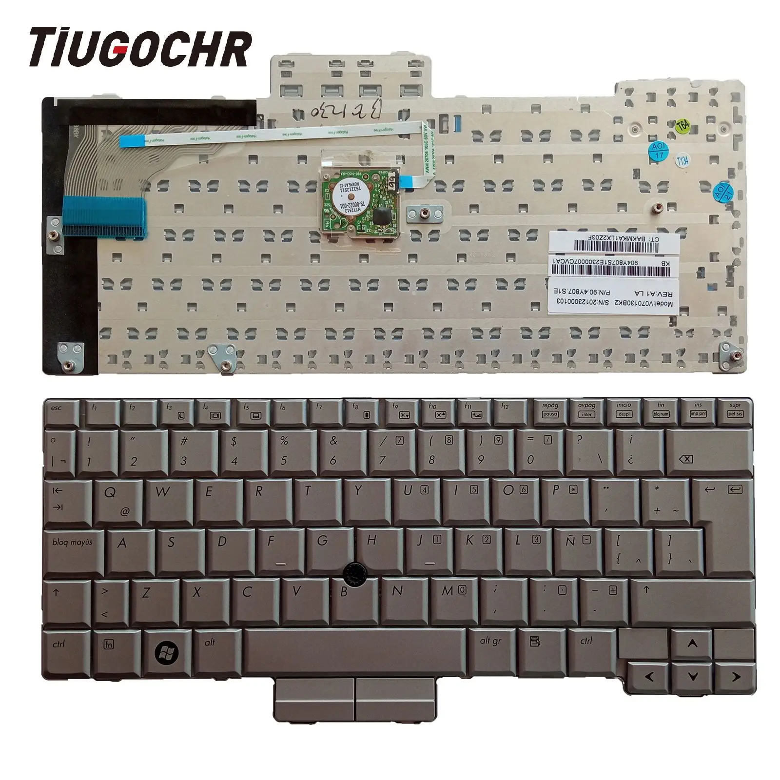 Warehouse hot sale laptop keyboard for HP Elitebook 2710 2710P 2730 2730P Silver Keyboard with Point Stick
Warehouse hot sale laptop keyboard for HP Elitebook 2710 2710P 2730 2730P Silver Keyboard with Point Stick