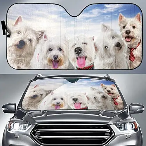 Funny West Highland White Terrier Family Dog Lover Car Sunshade Car Windshield Durable Visor
Funny West Highland White Terrier Family Dog Lover Car Sunshade Car Windshield Durable Visor