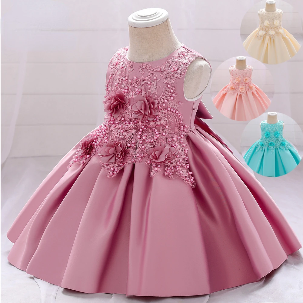 Infant Embroidery Pearl Birthday Baby Girl Dress Children Clothes Baby Beading Cake Princess Dress Party Wedding Baptism Vestido
Infant Embroidery Pearl Birthday Baby Girl Dress Children Clothes Baby Beading Cake Princess Dress Party Wedding Baptism Vestido
