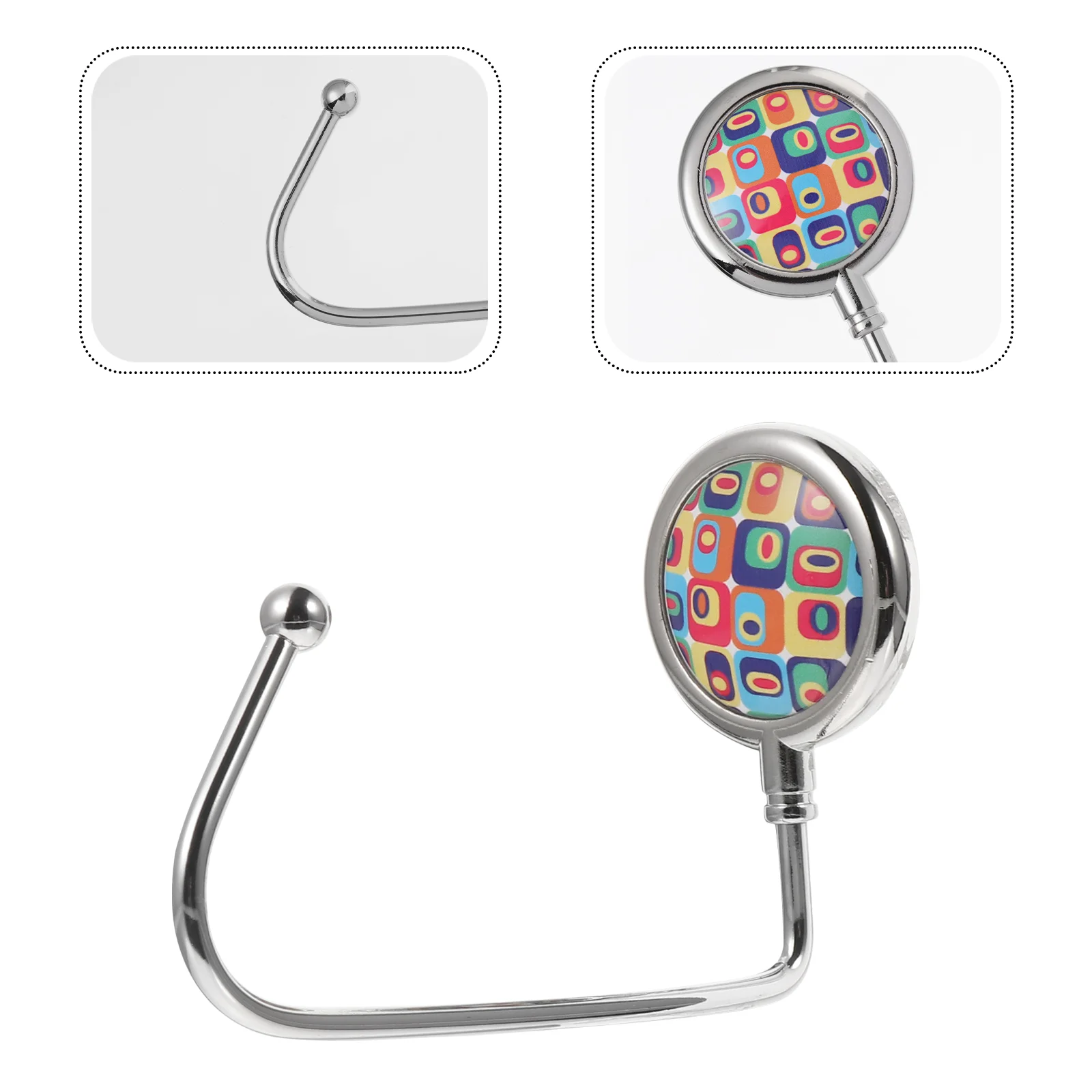 Metal Bag Hanger Table Purse Hanger Hooks Metal Hook Handbag Hanger Under Bag Hook for Backpack Table Desk ( Colorful 1 )
Metal Bag Hanger Table Purse Hanger Hooks Metal Hook Handbag Hanger Under Bag Hook for Backpack Table Desk ( Colorful 1 )
