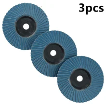 3pcs Grindering Discs 75mm 3 Inch Sanding Discs 120 Grit Grinding Wheels Blades Wood Cutting For Angle Grinder Abrasive Tool