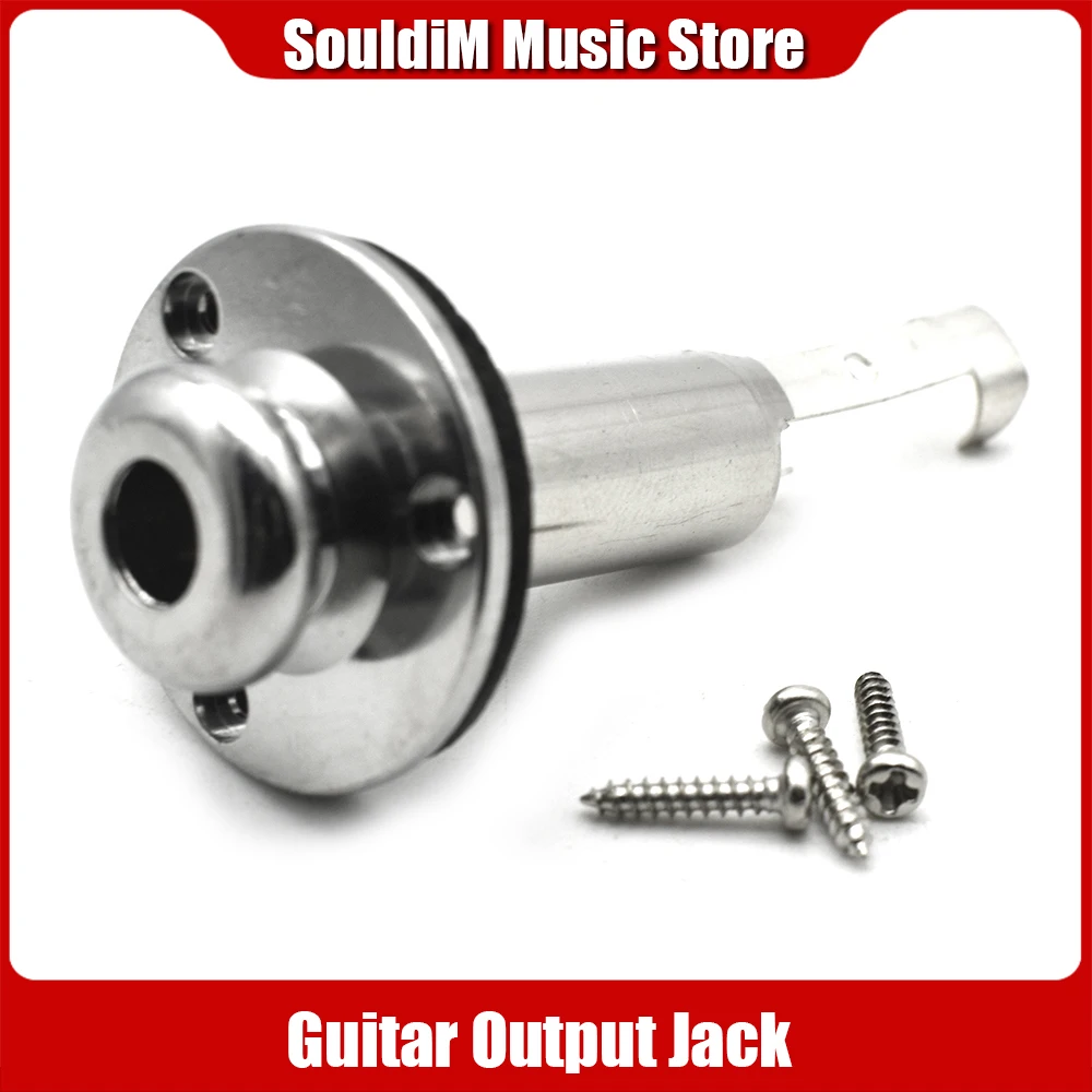 Brass Acoustic Electric Guitar End Pin output Input Jack Guitar Strap Plug Socket 6.35 for Guitar Parts Guitar Accessories
Brass Acoustic Electric Guitar End Pin output Input Jack Guitar Strap Plug Socket 6.35 for Guitar Parts Guitar Accessories