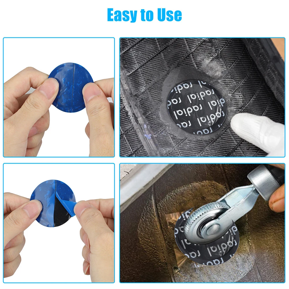 Tire Repair Tool Glueless Patch Kit Tyle Accessories Tyre Patching Repair Universal Tire Repair +Roller Tire Repair
Tire Repair Tool Glueless Patch Kit Tyle Accessories Tyre Patching Repair Universal Tire Repair +Roller Tire Repair