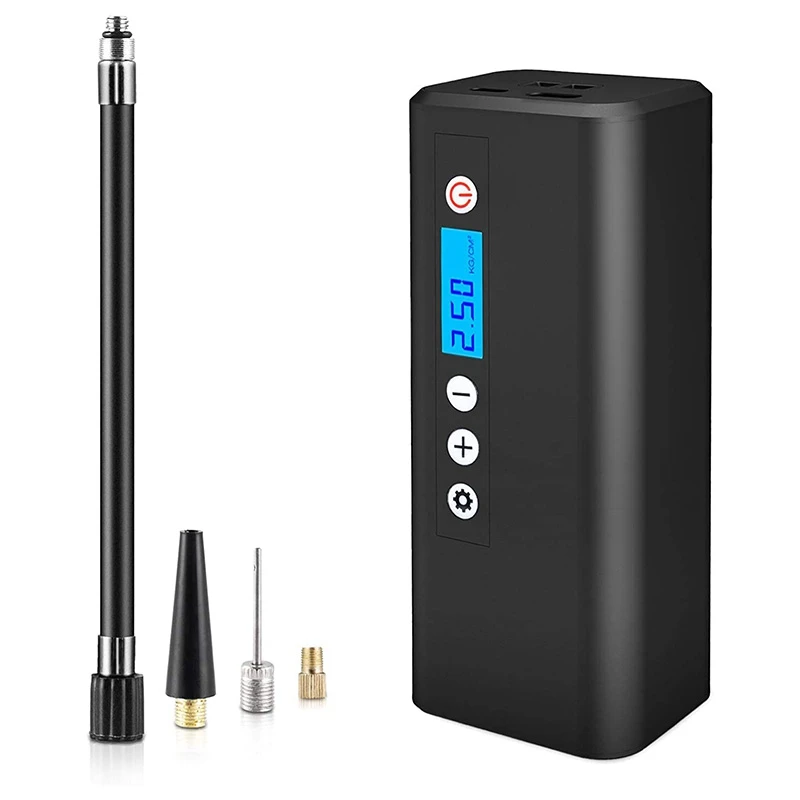 Portable Tire Inflator Electric Bike Pump Tire Pump Mini Handheld Air Pump Compressor,with LCD Display
Portable Tire Inflator Electric Bike Pump Tire Pump Mini Handheld Air Pump Compressor,with LCD Display