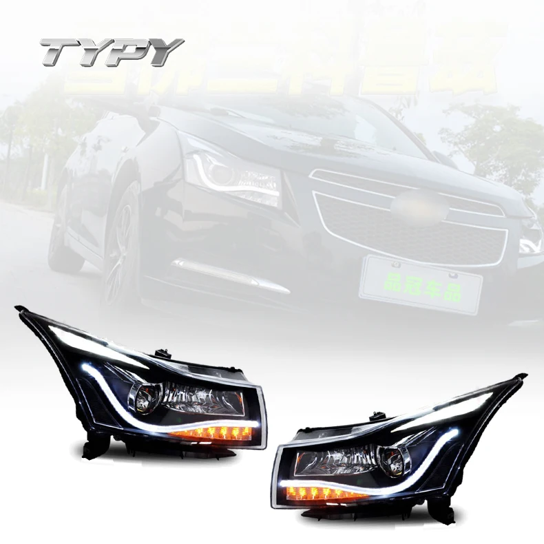 New Car Headlight Assembly Modified Lens Xenon Lamp LED Daytime Running Light Suitable For Cruze 09-14
New Car Headlight Assembly Modified Lens Xenon Lamp LED Daytime Running Light Suitable For Cruze 09-14