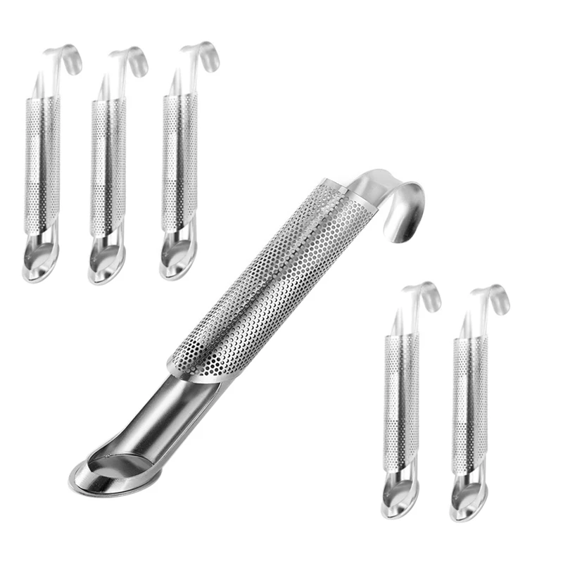 6Pcs Tea Strainer Stainless Steel Teaball Infuser Tea Spoon Filter Loose Tea Diffuser 
6Pcs Tea Strainer Stainless Steel Teaball Infuser Tea Spoon Filter Loose Tea Diffuser