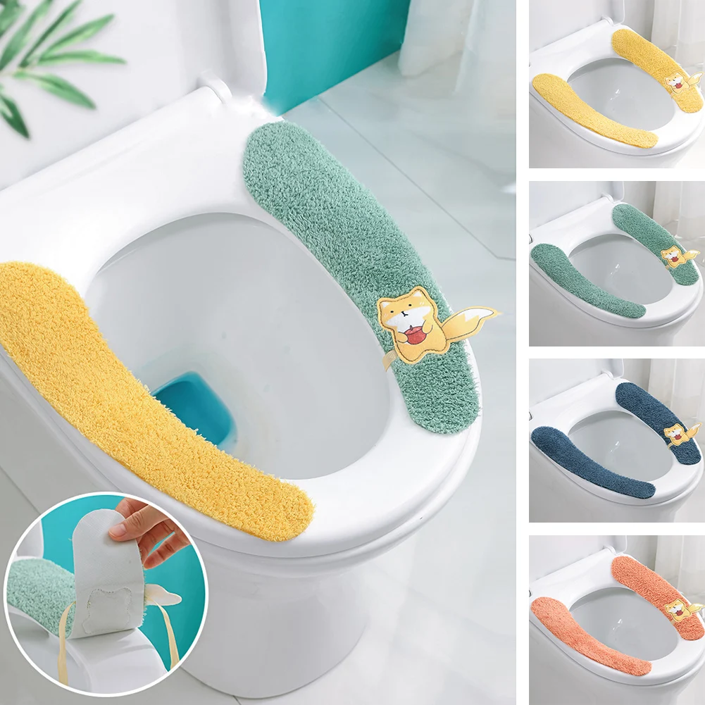 2Pc/set Winter Warm Toilet Seat Cover Closestool Mat Washable Bathroom Accessories Pure Color Soft Toilet Seat Cushion Universal
2Pc/set Winter Warm Toilet Seat Cover Closestool Mat Washable Bathroom Accessories Pure Color Soft Toilet Seat Cushion Universal