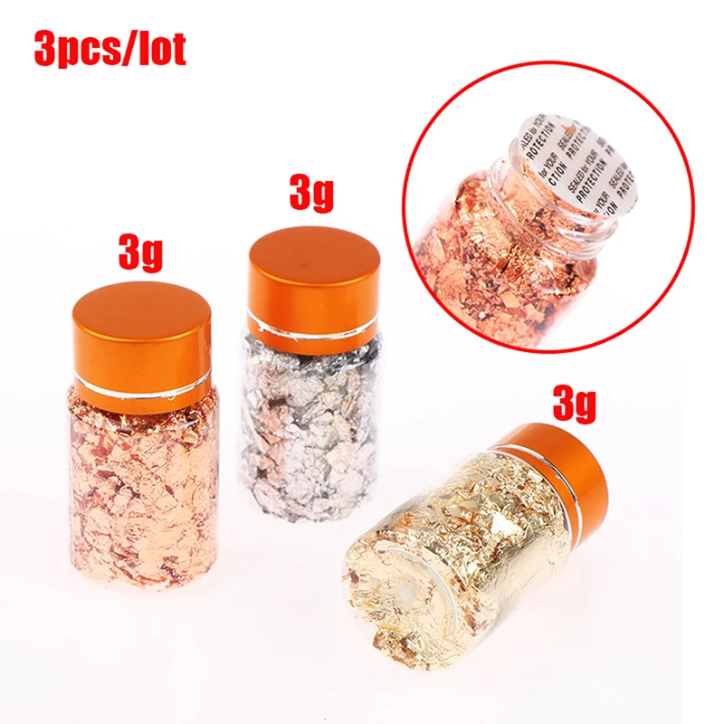 3pcs/lot Luxury Shiny Gold Leaf Flake Resin Epoxy Mold Art Decoration Gold Foil Fillings Materials Gilding Decor
3pcs/lot Luxury Shiny Gold Leaf Flake Resin Epoxy Mold Art Decoration Gold Foil Fillings Materials Gilding Decor
