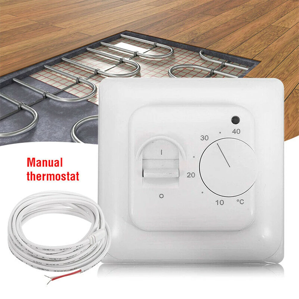 Space Temperature Thermostat Floor Sensor Thermostat Control Switch Electric UnderFloor Floor Sensor PC Material
Space Temperature Thermostat Floor Sensor Thermostat Control Switch Electric UnderFloor Floor Sensor PC Material