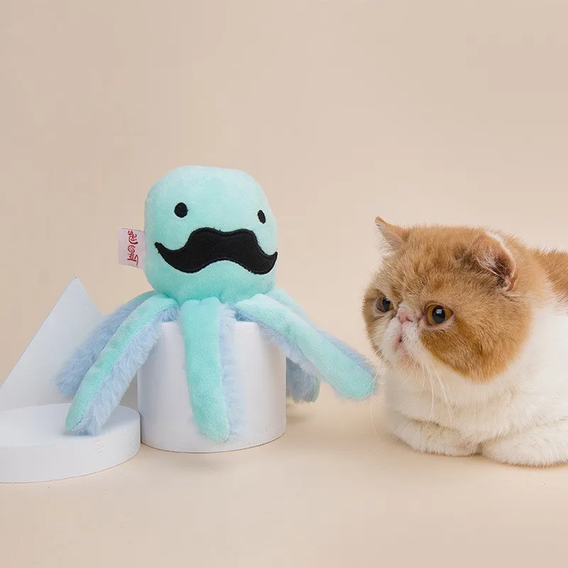 New Style Plush Rattle Paper Dog Bite Toy Cute Rattle Paper Octopus Bite Resistant Sounding Toy with Built-in Rattle Pet Supplie
New Style Plush Rattle Paper Dog Bite Toy Cute Rattle Paper Octopus Bite Resistant Sounding Toy with Built-in Rattle Pet Supplie