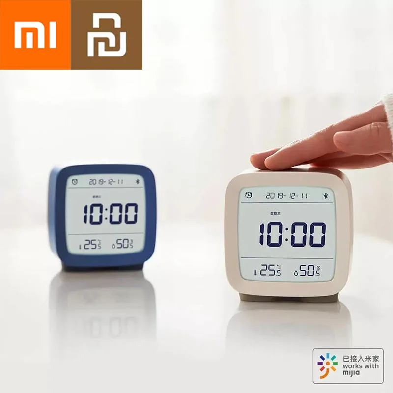 Xiaomi Youpin Bluetooth Alarm Clock Temperature Humidity Display LCD Screen Nightlight Digital Alarm Clock Mijia APP
Xiaomi Youpin Bluetooth Alarm Clock Temperature Humidity Display LCD Screen Nightlight Digital Alarm Clock Mijia APP
