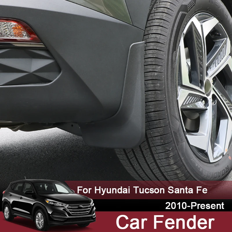 4pcs For Hyundai Tucson IX35 TL LM NX4 Santa Fe TM IX45 DM 2010-Present Car Mudflaps Mudguards Fender Splash Guards Mud Flaps 
4pcs For Hyundai Tucson IX35 TL LM NX4 Santa Fe TM IX45 DM 2010-Present Car Mudflaps Mudguards Fender Splash Guards Mud Flaps