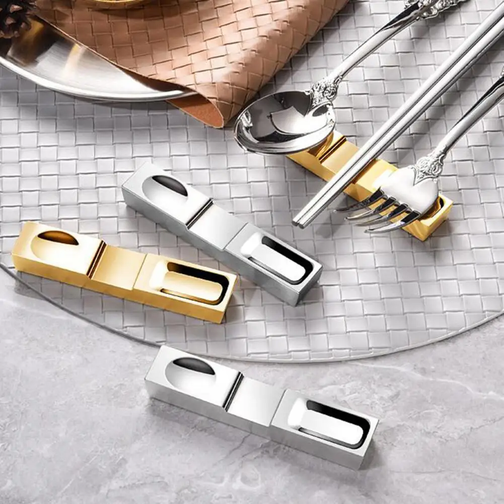 Chopstick Rest Polished Electroplating Sturdy Mirror Surface Chopsticks Support Utensil Rest for Table
Chopstick Rest Polished Electroplating Sturdy Mirror Surface Chopsticks Support Utensil Rest for Table