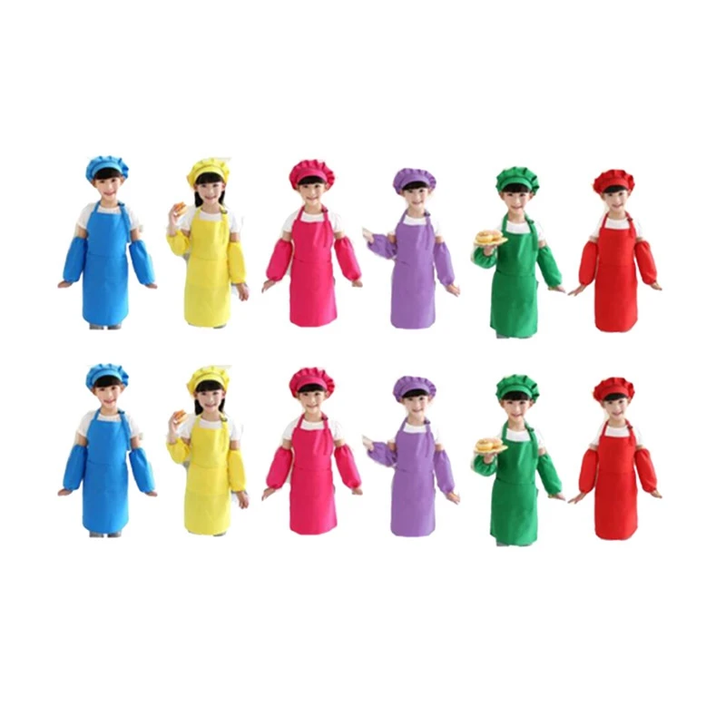 24 Piece Children's Chef Hat Apron Set, Boy And Girl Apron Children Adjustable Cotton Apron Kitchen Apron Belt
24 Piece Children's Chef Hat Apron Set, Boy And Girl Apron Children Adjustable Cotton Apron Kitchen Apron Belt