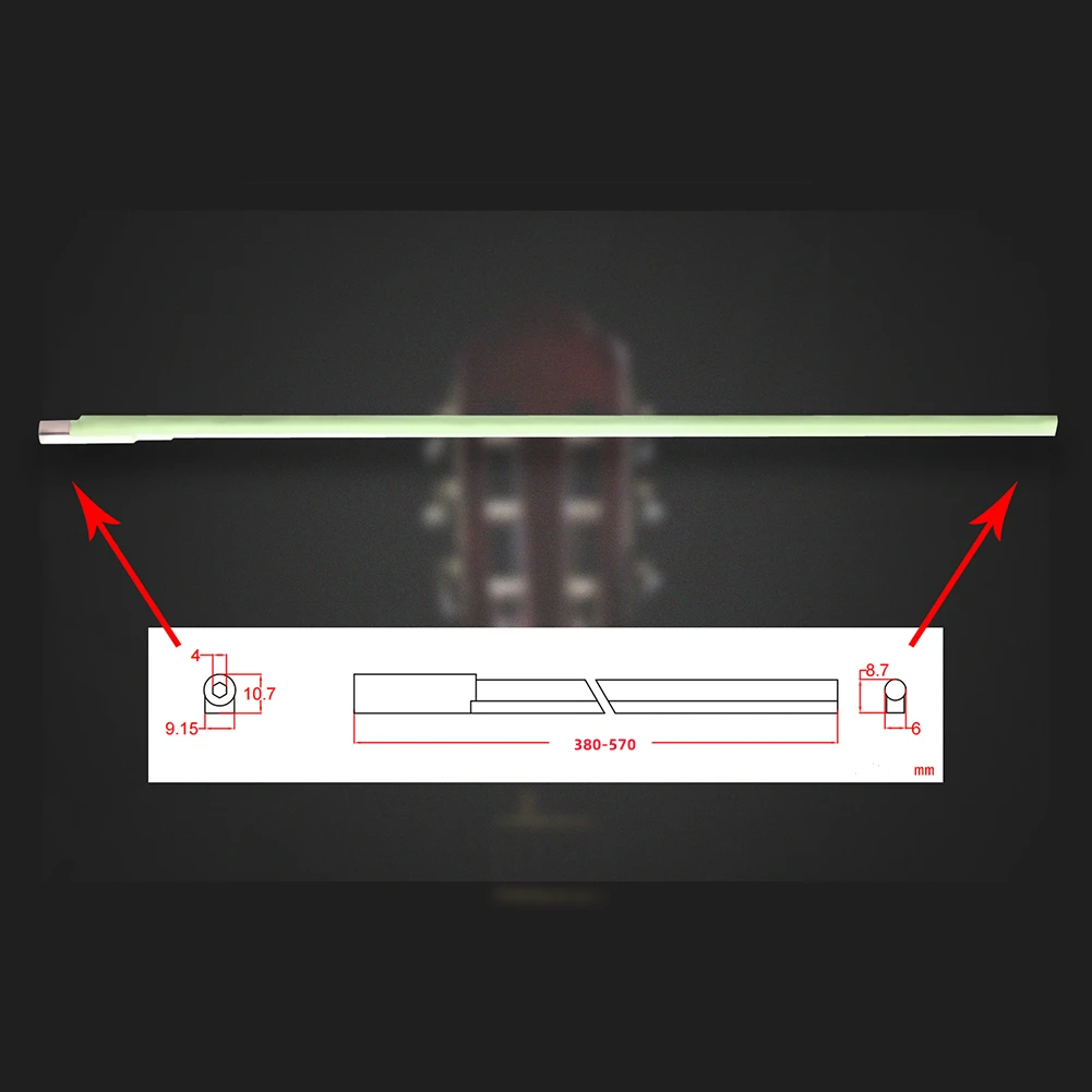 Gear & Builder Guitar Truss Rod 380mm/14.9in 420mm/16.5in 440mm/17.3in 570mm/22.4in Dual Acting Green With Wrench
Gear & Builder Guitar Truss Rod 380mm/14.9in 420mm/16.5in 440mm/17.3in 570mm/22.4in Dual Acting Green With Wrench