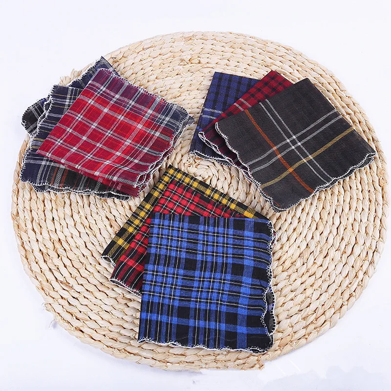 3Pcs 28x28cm Men's Business Polyester Cotton Plaid Handkerchief Mixed Color Classic Sweat-absorbing Wiping Hand Towels
3Pcs 28x28cm Men's Business Polyester Cotton Plaid Handkerchief Mixed Color Classic Sweat-absorbing Wiping Hand Towels
