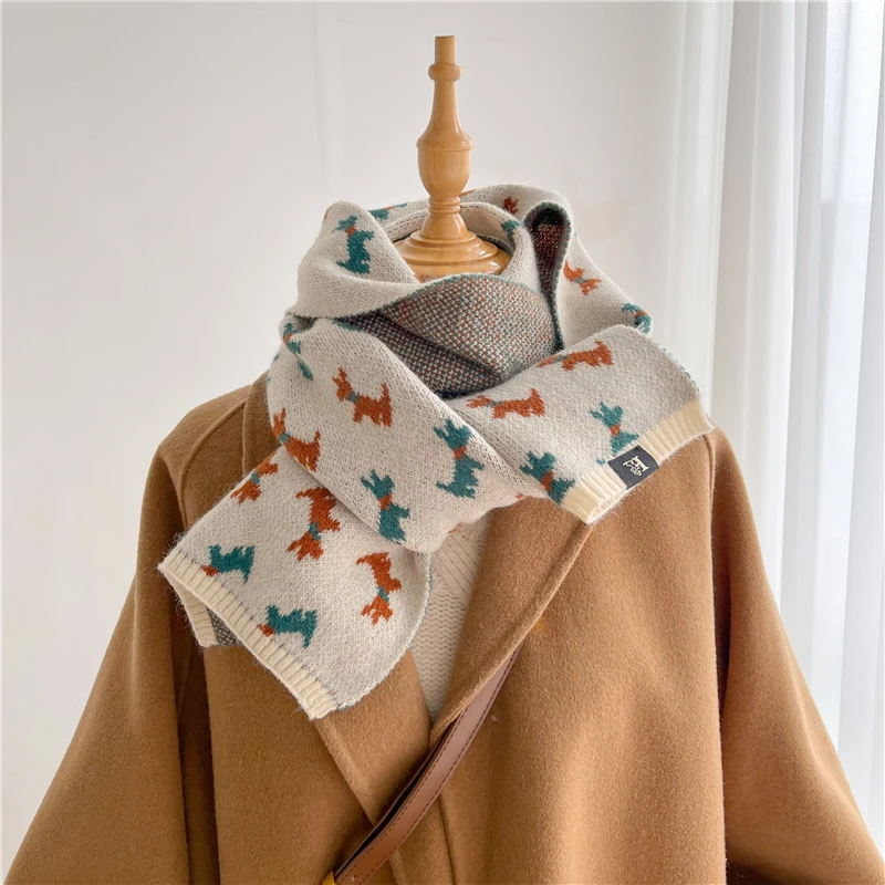 Women Luxury Scarf Tie Winter Luxury Warm Scarves Animals Print Shawls Neckerchief Female Woolen Yarn Skinny
Women Luxury Scarf Tie Winter Luxury Warm Scarves Animals Print Shawls Neckerchief Female Woolen Yarn Skinny
