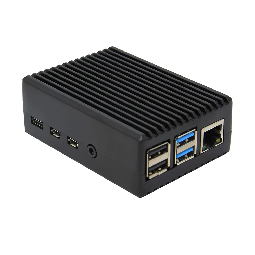 Raspberry Pi 4 Aluminum Alloy Case Black Metal Shell Passive Cooling Box Aluminum Enclosure For Raspberry Pi 4 Model B 4B
Raspberry Pi 4 Aluminum Alloy Case Black Metal Shell Passive Cooling Box Aluminum Enclosure For Raspberry Pi 4 Model B 4B