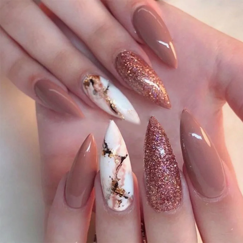 24pc Artificial Glitter Pink Graffiti Detachable Long Almond False Nails Wearable Fake Nails Full Cover Nail Tips Press On Nails
24pc Artificial Glitter Pink Graffiti Detachable Long Almond False Nails Wearable Fake Nails Full Cover Nail Tips Press On Nails