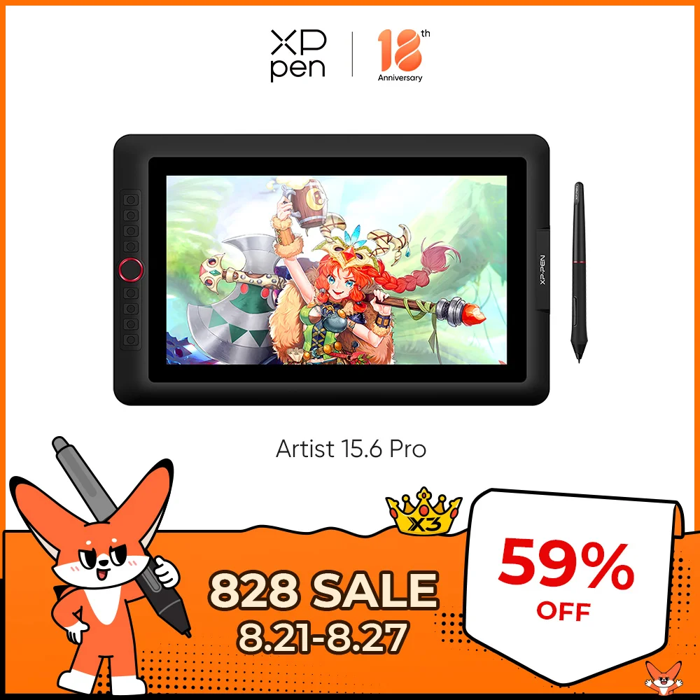 XPPen Artist 15 6 Pro графический планшет монитор цифровая анимационная доска для