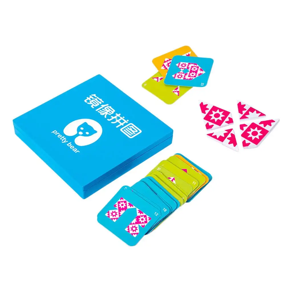 Kids Mirror Image Puzzle Box Children Brain Training Geometry Games Jigsaw Puzzles 
Kids Mirror Image Puzzle Box Children Brain Training Geometry Games Jigsaw Puzzles