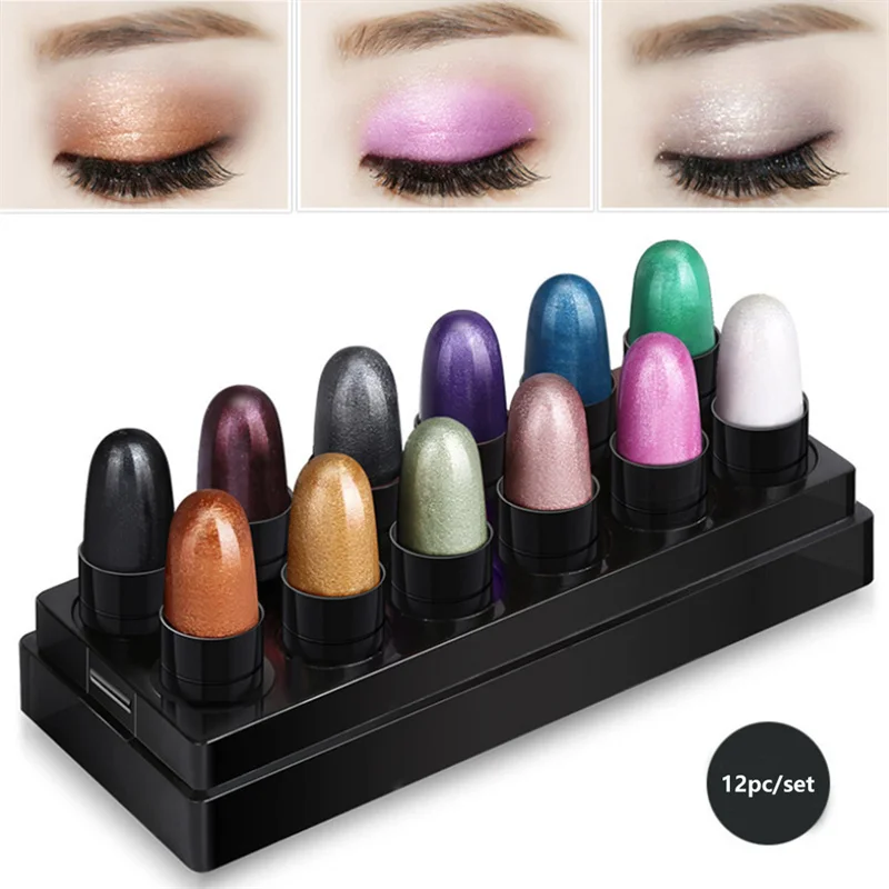 12 Colors Eyeshadow Pencil Set Waterproof Long Lasting Glitter Shimmer Eye Shadow Pen Muti-Purpose Eye Makeup Cosmetics
12 Colors Eyeshadow Pencil Set Waterproof Long Lasting Glitter Shimmer Eye Shadow Pen Muti-Purpose Eye Makeup Cosmetics
