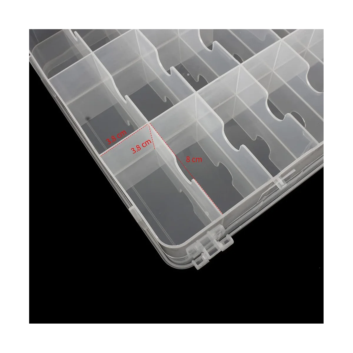 46 Grids Sewing Organizer, Double Sided Thread Box Storage, Portable Clear Plastic Organizer Box (Clear)
46 Grids Sewing Organizer, Double Sided Thread Box Storage, Portable Clear Plastic Organizer Box (Clear)