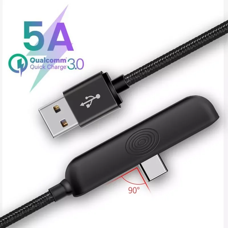 USB Type C 90 Degree Fast Charging USB C Cable Micro USB Fast Charge USB Cable Mobile phone Charger Data Cord For Samsung Xiaomi
USB Type C 90 Degree Fast Charging USB C Cable Micro USB Fast Charge USB Cable Mobile phone Charger Data Cord For Samsung Xiaomi