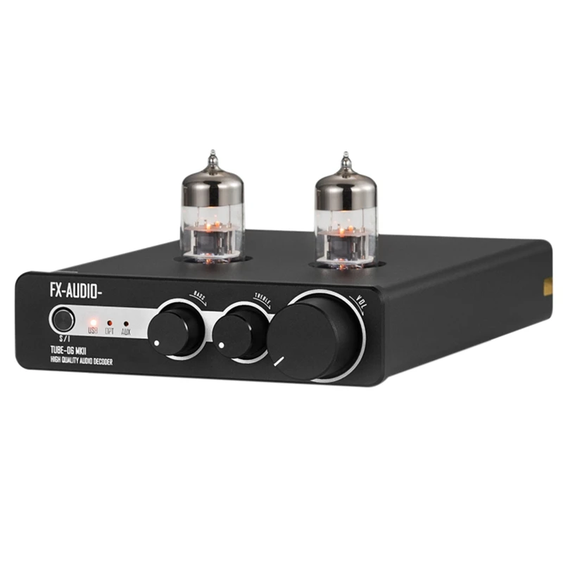 Vacuum Tube Stereo Preamp ESS9018K2M Home Desktop Audio Pre-Amplifier For Active Subwoofer With Tone Control
Vacuum Tube Stereo Preamp ESS9018K2M Home Desktop Audio Pre-Amplifier For Active Subwoofer With Tone Control