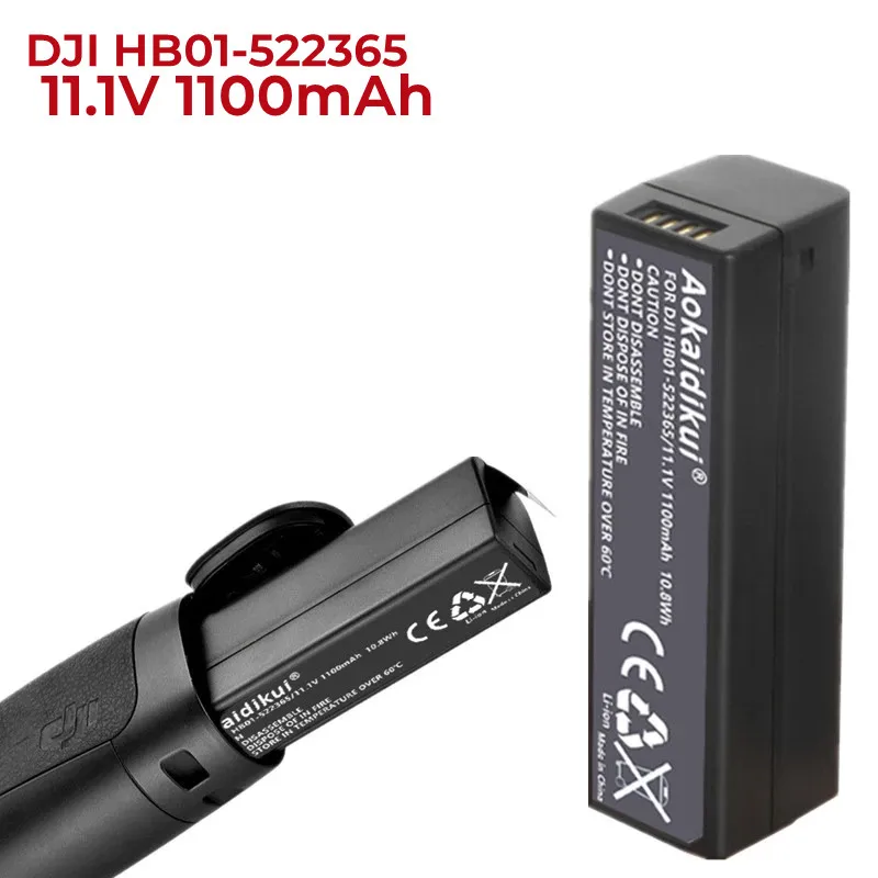 1-5Pack【Upgrade to 1100mAh 】11.1V 1100mAh Replacement Battery for DJI HB01-522365 HB02-542465 DJI Osmo PRO/RAW, Osmo+, Osmo,
1-5Pack【Upgrade to 1100mAh 】11.1V 1100mAh Replacement Battery for DJI HB01-522365 HB02-542465 DJI Osmo PRO/RAW, Osmo+, Osmo,