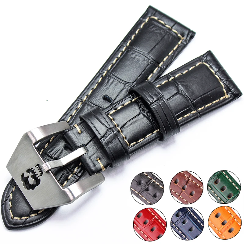 Genuine Leather Watchband Bracelet Brown Black Women Men Watch Band Strap Metal Skull Hollow Buckle Accessories 20mm 22mm 24mm
Genuine Leather Watchband Bracelet Brown Black Women Men Watch Band Strap Metal Skull Hollow Buckle Accessories 20mm 22mm 24mm