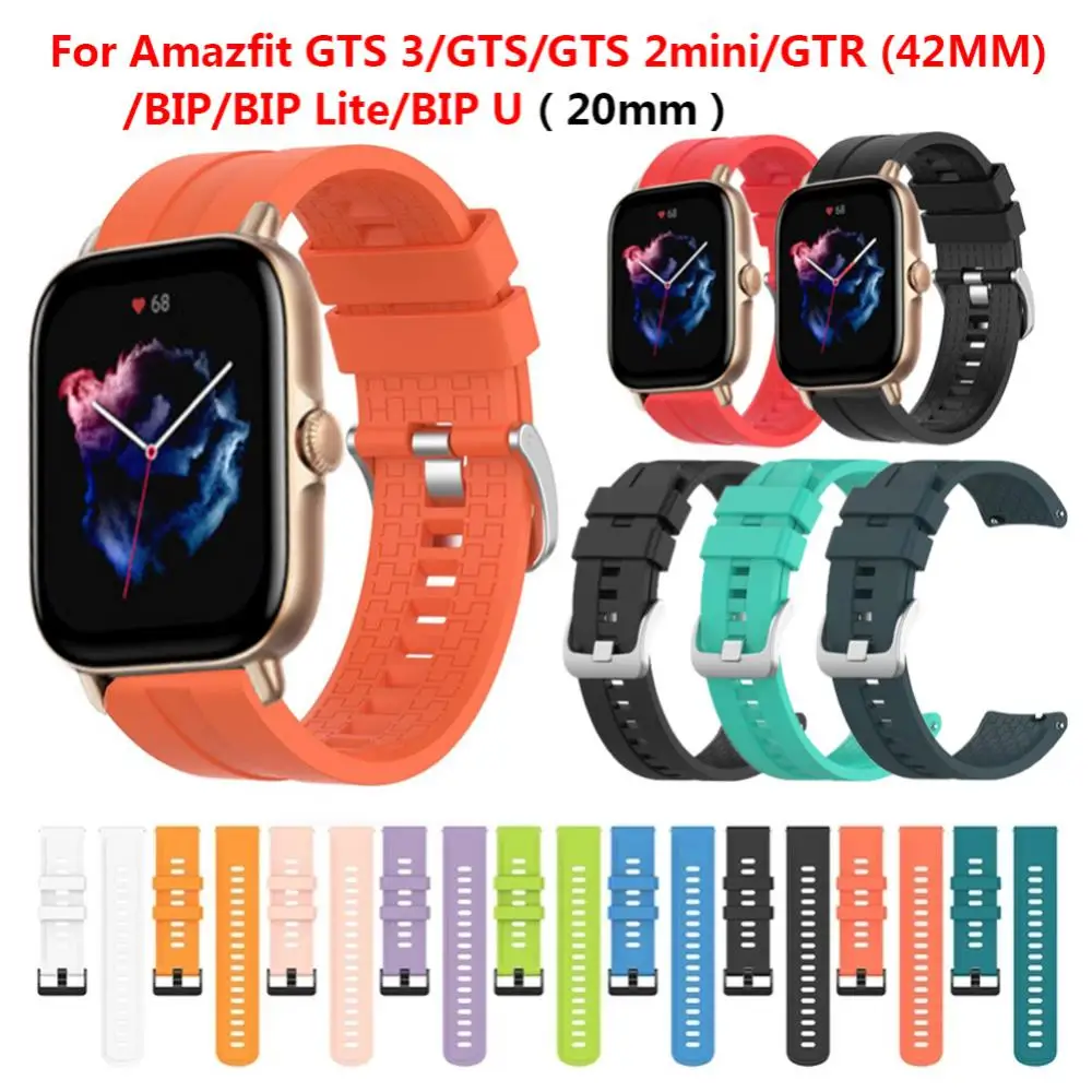 Sport Bracelet Smart Accessories 20mm Replaceable Multi-color Breathable For Amazfit Gts 3 Strap Watch Band Silicone Strap
Sport Bracelet Smart Accessories 20mm Replaceable Multi-color Breathable For Amazfit Gts 3 Strap Watch Band Silicone Strap