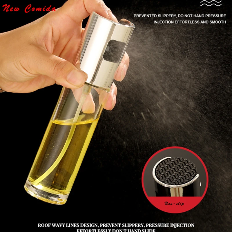 Oil Spray Bottle Kitchen Cooking Olive Oil Dispenser For AirFryer Camping BBQ Baking Vinegar Soy Sauce Sprayer Container Gadget
Oil Spray Bottle Kitchen Cooking Olive Oil Dispenser For AirFryer Camping BBQ Baking Vinegar Soy Sauce Sprayer Container Gadget