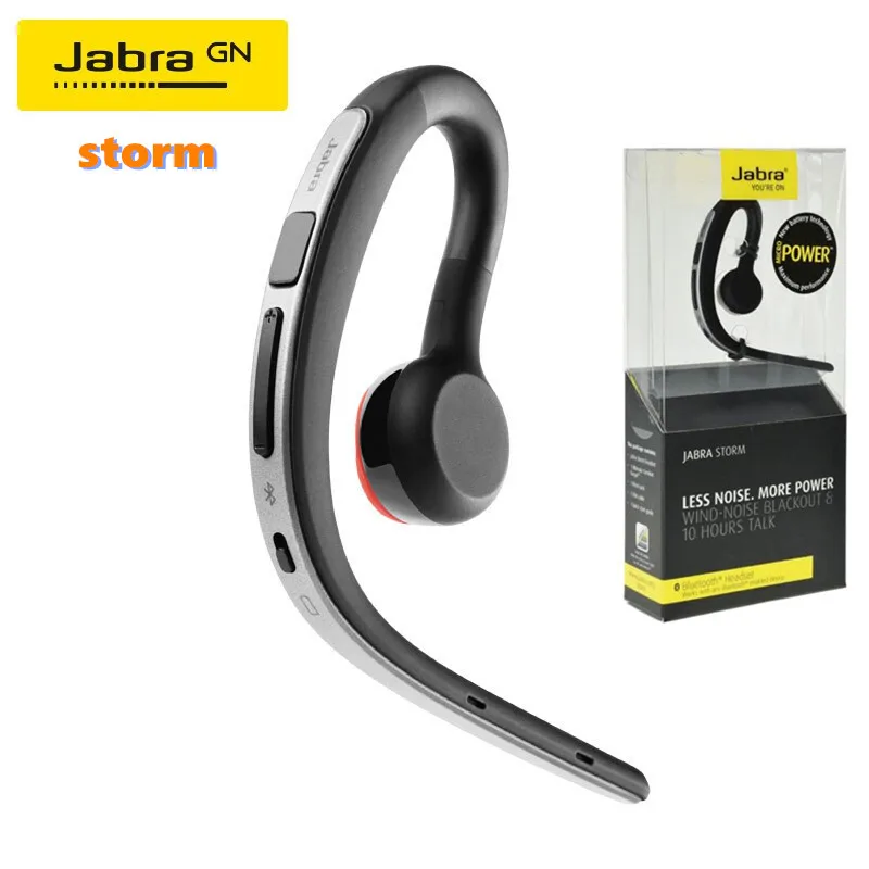

Оригинальные гарнитуры Jabra storm Bluetooth, наушники с ушным крючком, Беспроводная Bluetooth гарнитура для бизнеса, стереогарнитура HD с голосовым управ...