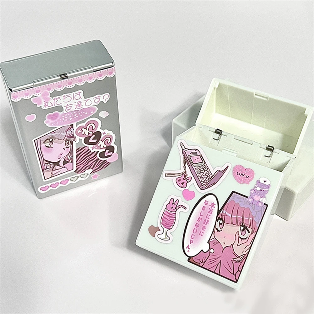 Cigarette Case Photocard Storage Box Photo Card Organizer Sticker Storage Classification Box School Stationery Desktop Storage 
Cigarette Case Photocard Storage Box Photo Card Organizer Sticker Storage Classification Box School Stationery Desktop Storage