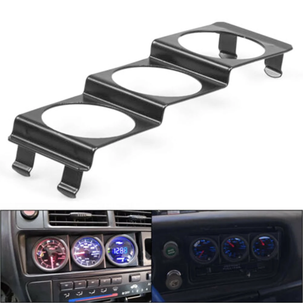 52mm 3 Hole Single DIN Radio Slot Face Pod Triple Gauge Meter Panel Iron Mount Black Applicable For Most Automobiles
52mm 3 Hole Single DIN Radio Slot Face Pod Triple Gauge Meter Panel Iron Mount Black Applicable For Most Automobiles