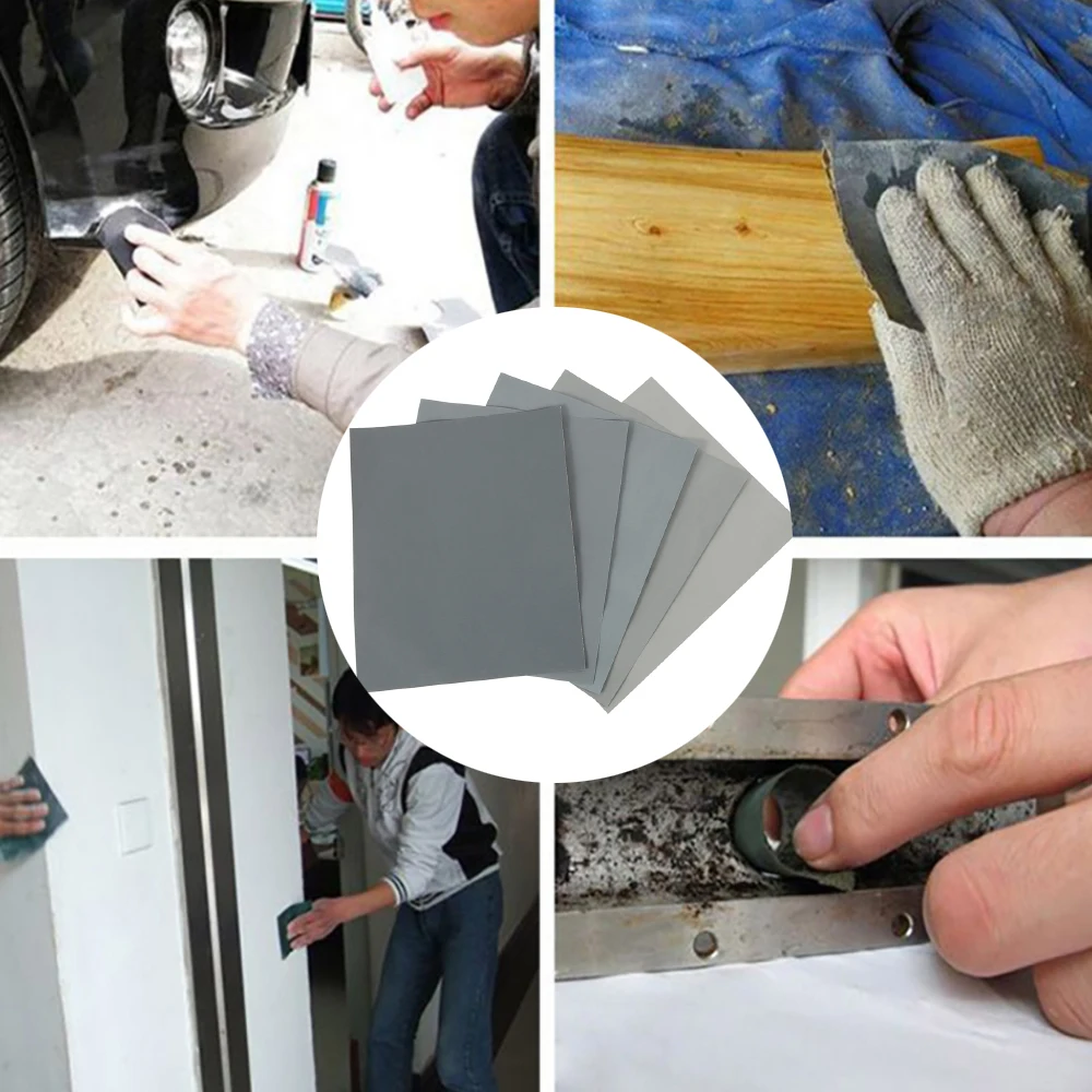 5/48Pcs Sandpaper 2000 2500 3000 4000 5000 Grit Sanding Paper Water/Dry Abrasive SandPapers for Wood Metal Polishing Automotive
5/48Pcs Sandpaper 2000 2500 3000 4000 5000 Grit Sanding Paper Water/Dry Abrasive SandPapers for Wood Metal Polishing Automotive