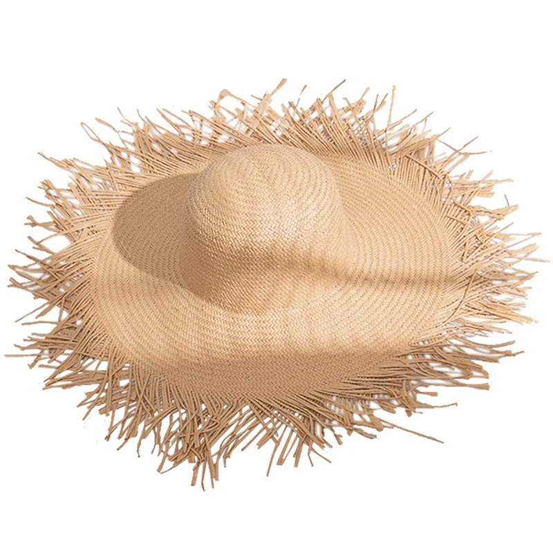 High Quality Women Straw Hat Big Wide Brim Natural Raffia Summer Casual Beach Hat Foldable Sun Protection Caps Chapéu Wholesale
High Quality Women Straw Hat Big Wide Brim Natural Raffia Summer Casual Beach Hat Foldable Sun Protection Caps Chapéu Wholesale