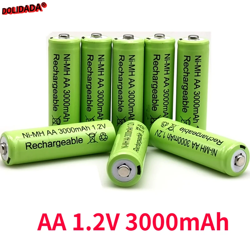 Перезаряжаемая батарея 1,2 V NiMH AA 3000mah RC toy meter светодиодный solar светильник battery
Перезаряжаемая батарея 1,2 V NiMH AA 3000mah RC toy meter светодиодный solar светильник battery