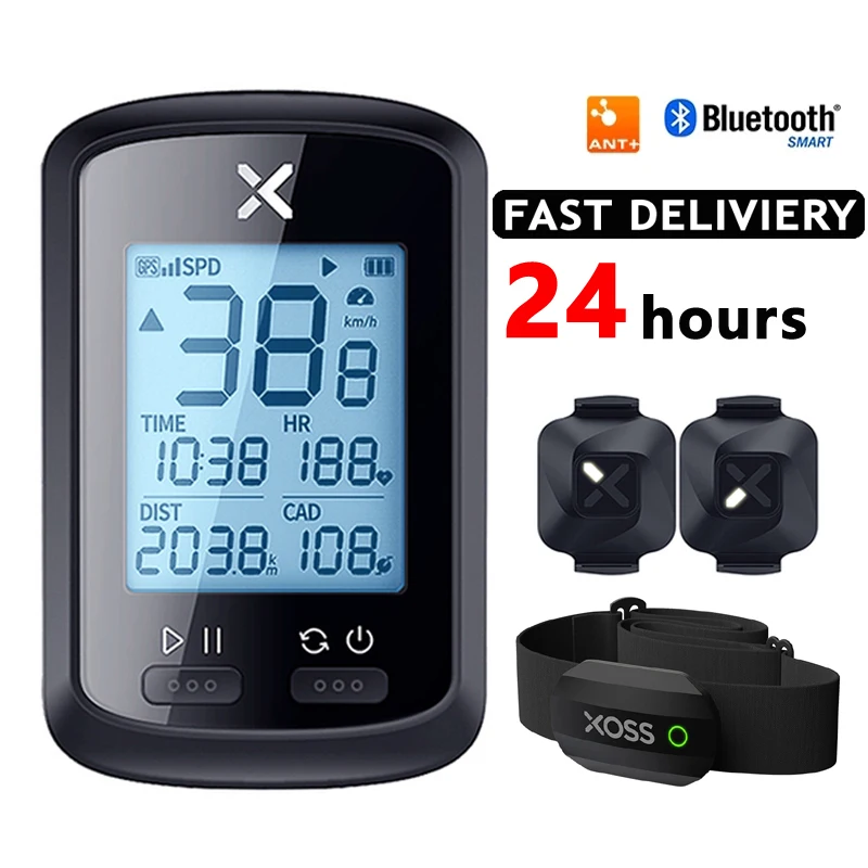 XOSS G+ GPS Bicycle Computer Ant+ Strava Bike Speedometer Wireless 1.8 Inch Smart MTB Stopwatch Waterproof Road Cycling Odometer
XOSS G+ GPS Bicycle Computer Ant+ Strava Bike Speedometer Wireless 1.8 Inch Smart MTB Stopwatch Waterproof Road Cycling Odometer