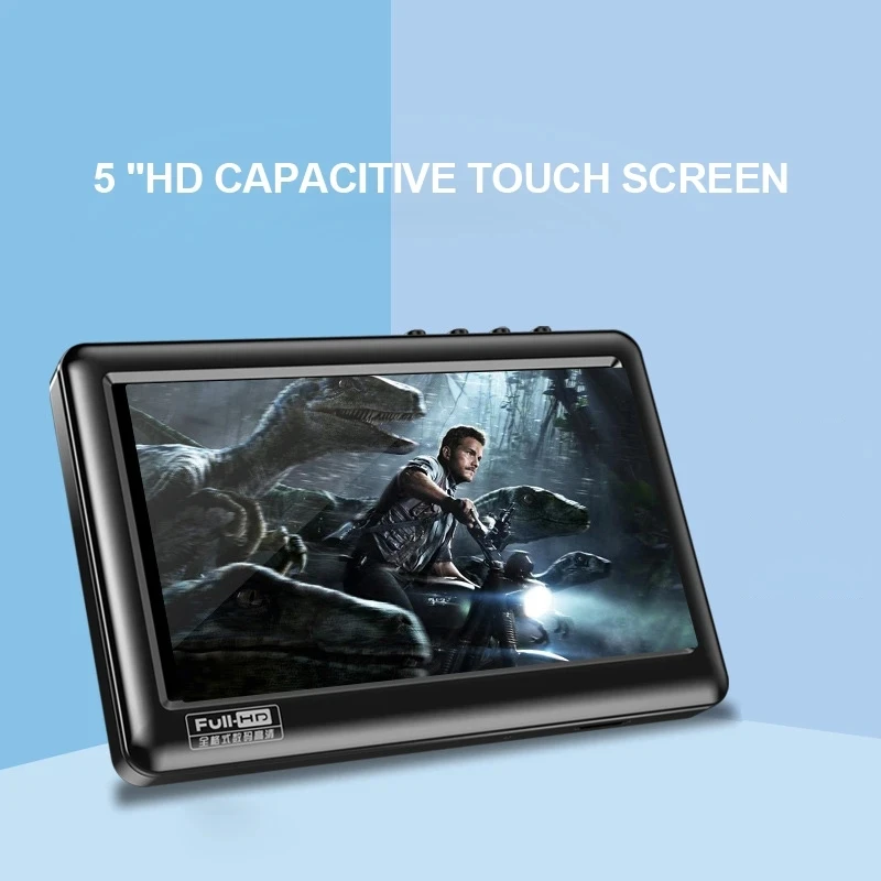 

5inches Touch Hd Screen Portable Mp4 Players Audio 1080p Video Player Photo Viewer E-book Reader Games 8gb Music Mp5 Mp3 Players