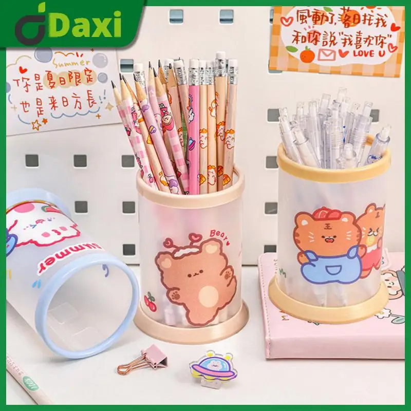 Cartoon Pen Holder Folding Desktop Storage Box Small Fresh Circular Folding Pen Holder Student Office Pen Container Creative
Cartoon Pen Holder Folding Desktop Storage Box Small Fresh Circular Folding Pen Holder Student Office Pen Container Creative